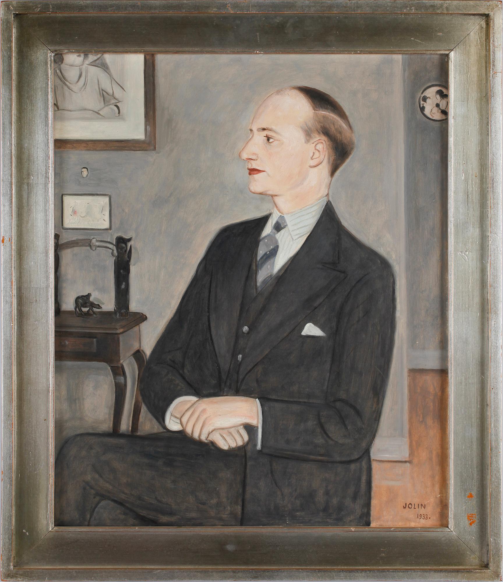 EINAR JOLIN, olja på duk, sign o dat 1933.