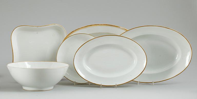 SERVISPORSLIN, 6 delar, 1800-talets första hälft.