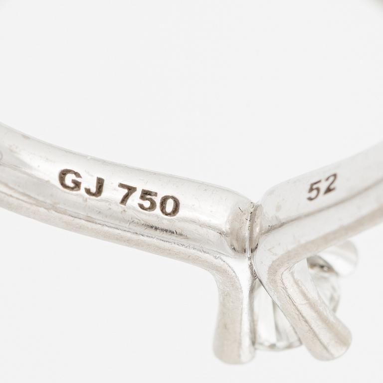 Georg Jensen, ring, "Magic", 18K white gold with brilliant-cut diamonds.