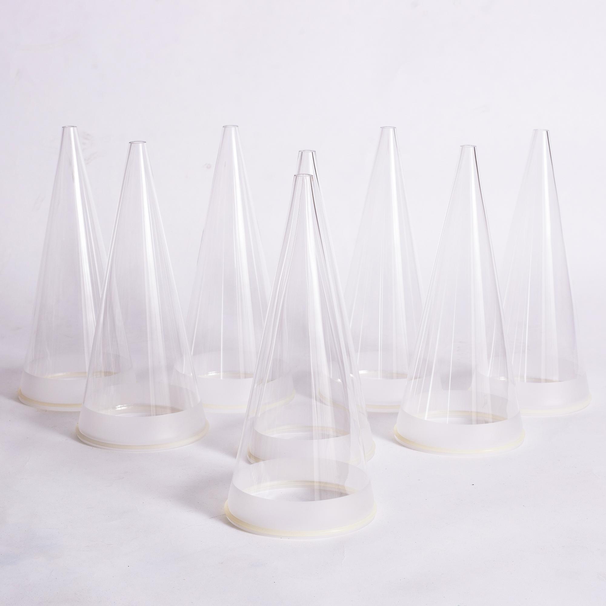 Achille & Pier Giacomo Castiglioni, a ceiling lamp, 'Fuchsia 8', Flos, Italy.