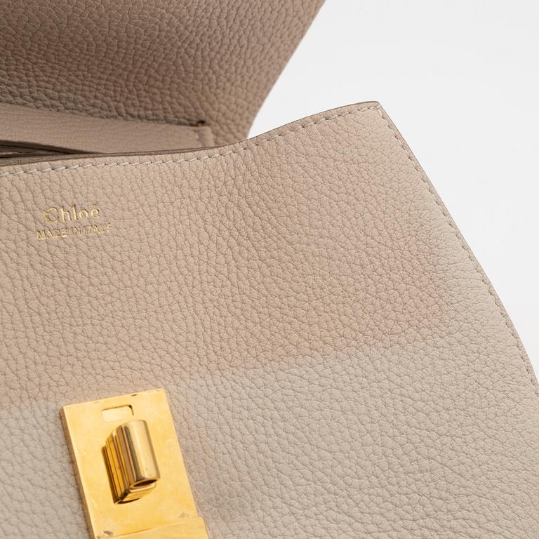 Chloe, a cream leather 'Drew' handbag.