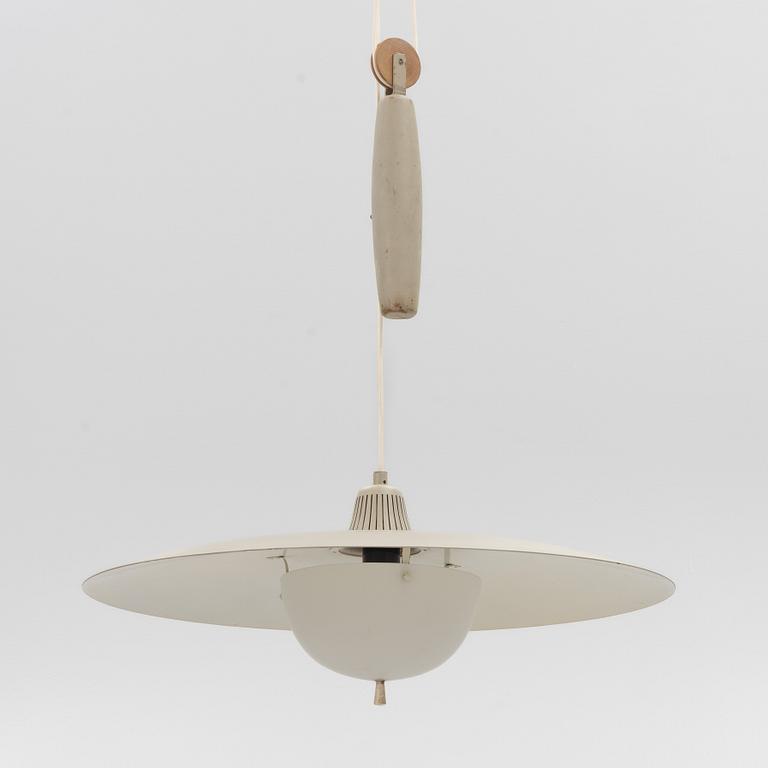 Alf Svensson, a model 'T-6H' ceiling lamp, Bergboms, mid 20th Century.