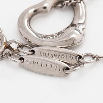 Tiffany & Co, Elsa Peretti, halsband, "Open Heart", platina och diamanter.