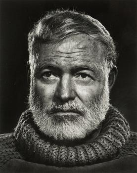 Yousuf Karsh, fotografi, signerad 1966 med dedikation.