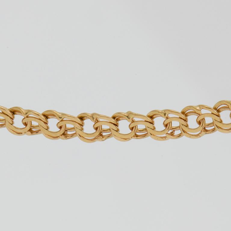 HALSCOLLIER, guld 18K, Sverige 1945. Vikt ca 8 gram.