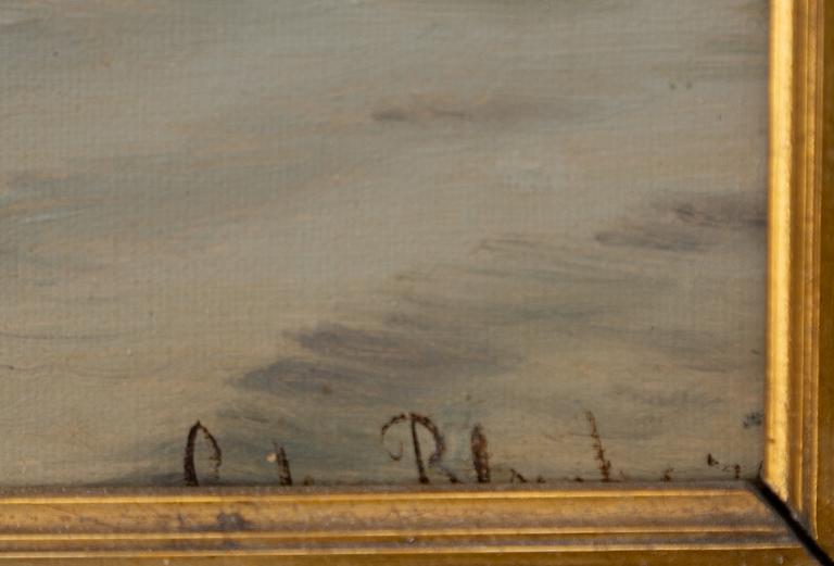 Christian Vigilius Blache, On the bathing jetty.