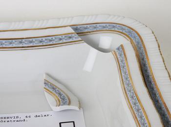 MATSERVIS, 46 delar, porslin, Rörstrand.