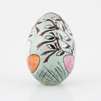 Inkeri Leivo, a porcelain egg, Arabia, Finland.