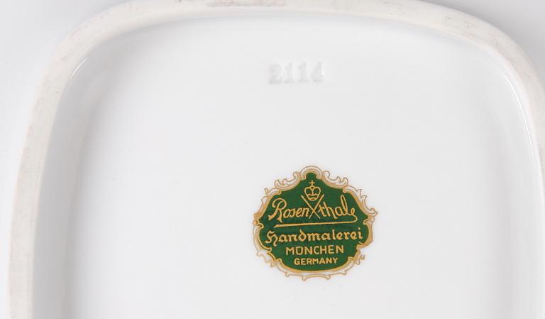 PARTI PORSLIN, ca 25 delar, Rosenthal, 1900-tal.