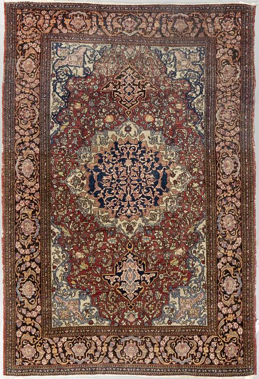 Matta, semiantik/Antik Isfahan, ca 200 x 138 cm.