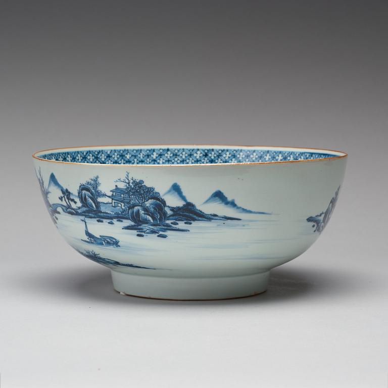 BÅLSKÅL, porslin. Qingdynastin, Qianlong (1736-95).