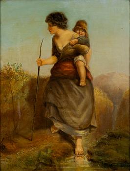 Paul Falconer Poole, his artwork, Woman with Child.