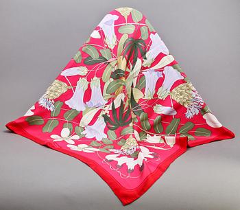 SCARF, siden, "Flora Graecia", design Nikita Goulandis, Hermès, Paris.