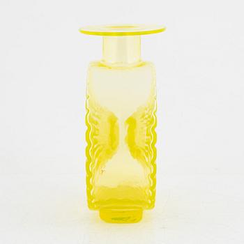 Helena Tynell, flaska, "Solflaskan" Riihimäen Lasi Oy. I produktion 1964-1974.