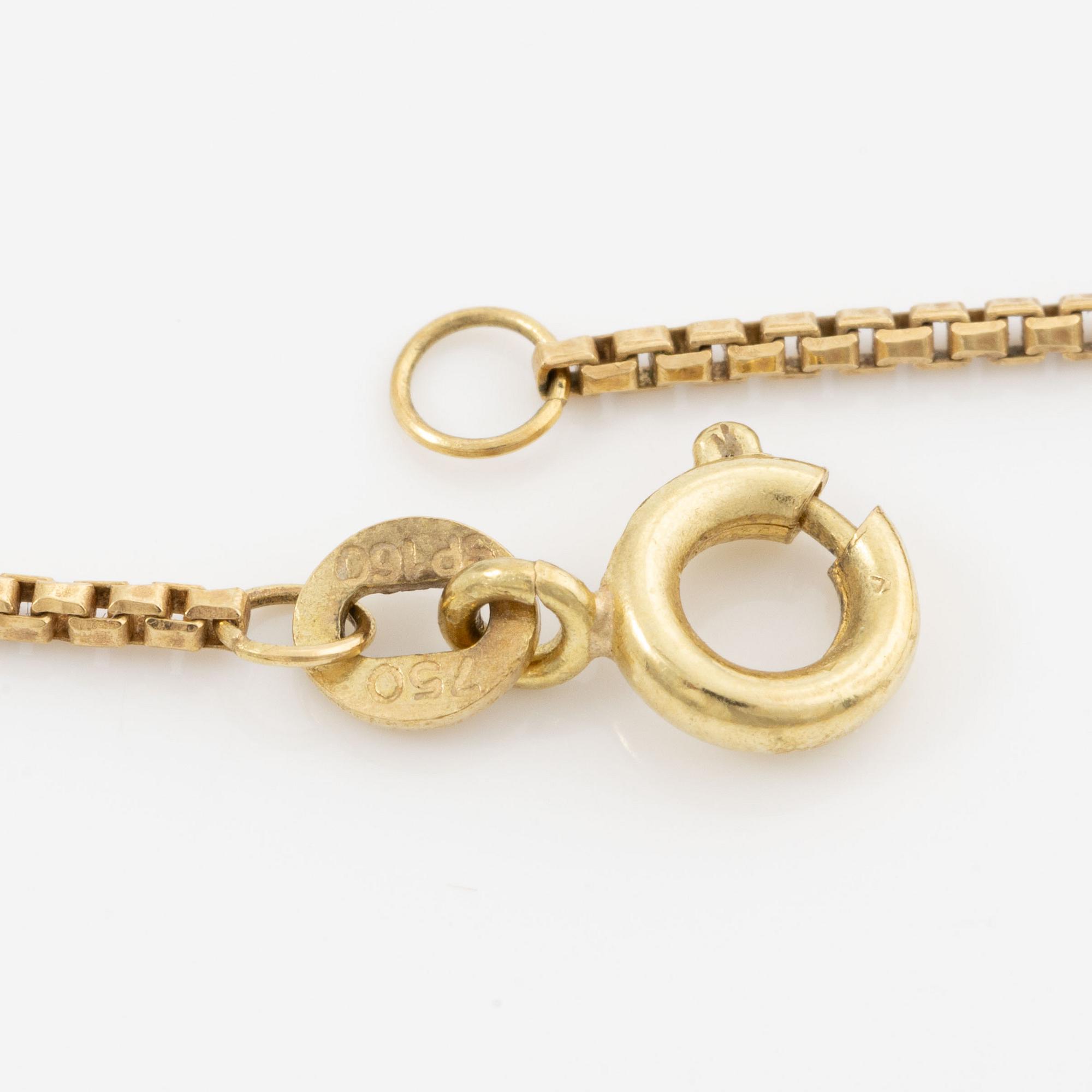 Pendant, H. Stern, 18K gold with opal and brilliant-cut diamonds.