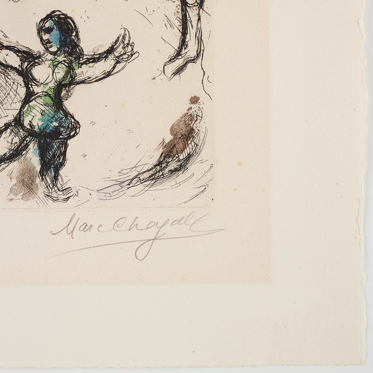 MARC CHAGALL, färgetsning, 1968, signerad med blyerts och numrerad 43/50.