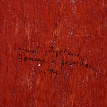 Linnéa Jörpeland, a plaster sculpture, signed and dated -99.