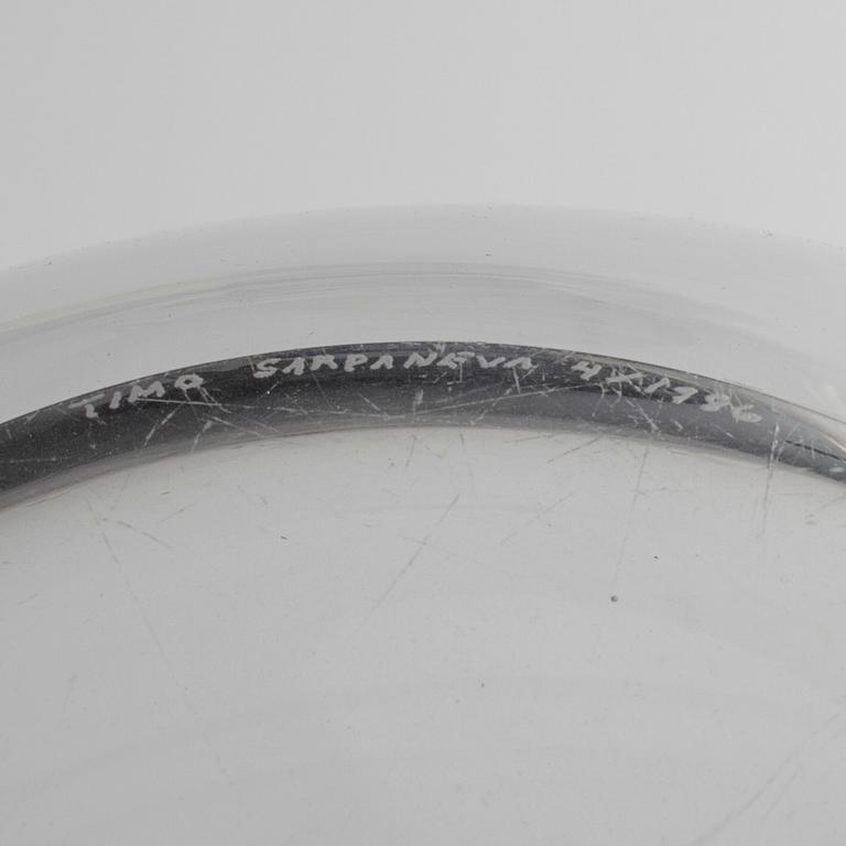 VAS, glas, "Globus", signerad Timo Sarpaneva och numrerad 4/1986.