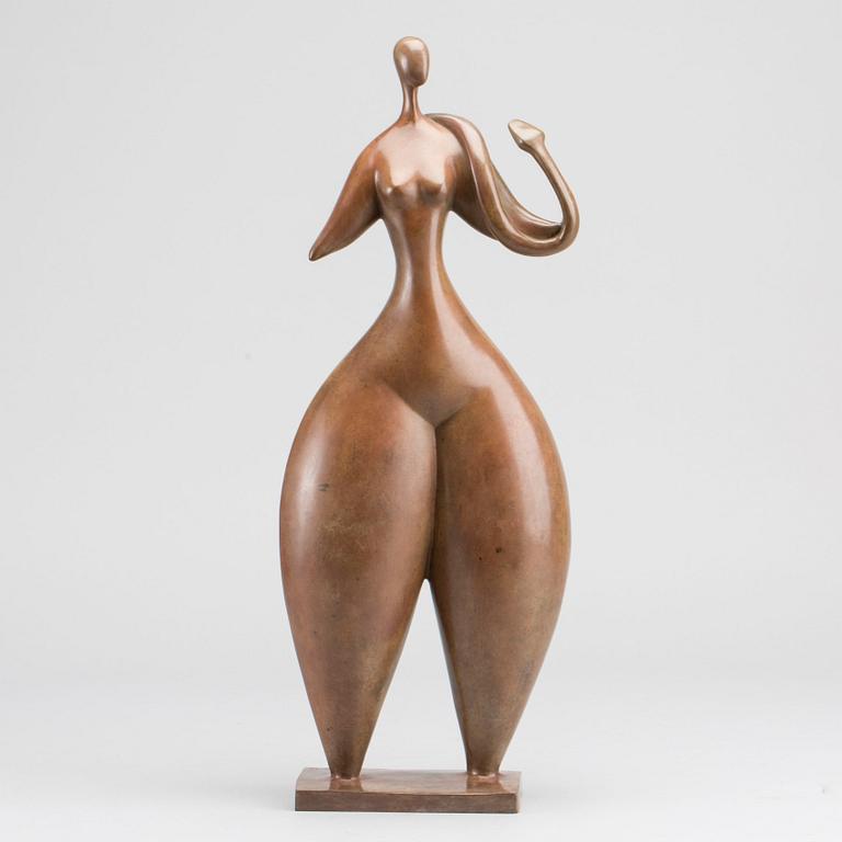 MARIE-MADELEINE GAUTIER, sculpture, bronze, signed and numbered.