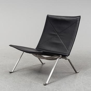 POUL KJAERHOLM, a 'PK22' easy chair, Fritz Hansen, Denmark.