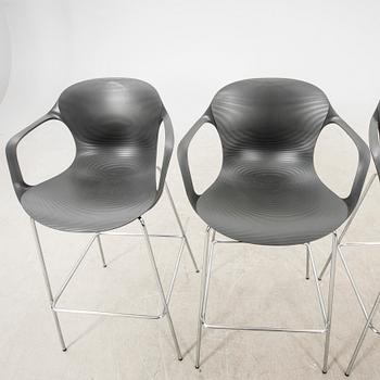 Kasper Salto, bar stools 4 pcs "KS 69 NAP" for Fritz Hansen 2017.