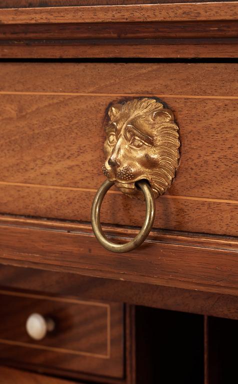 A Swedish Empire secretaire by J. P. Berg.