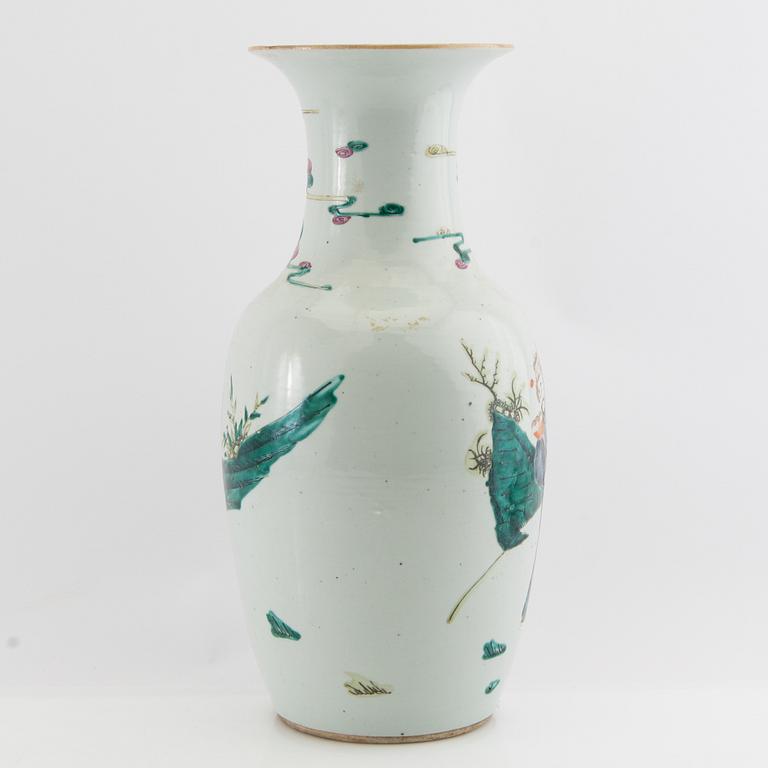 Floor vase China around 1900 porcelain.