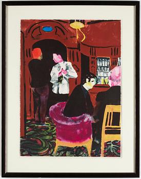 Peter Dahl, lithograph in colours, signed 129/375.