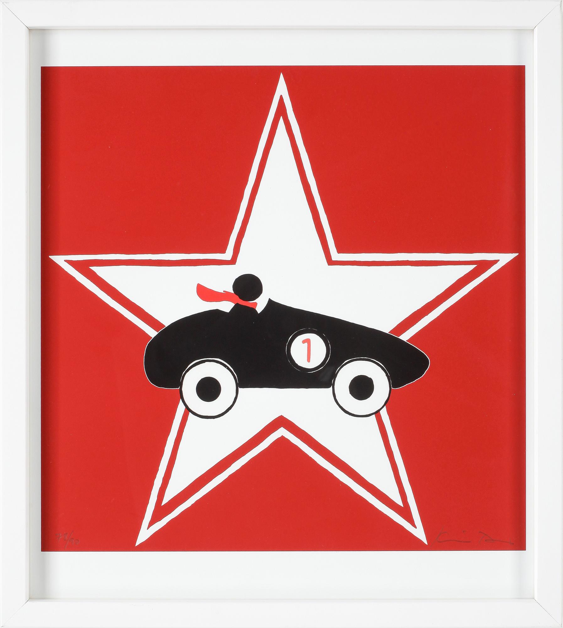 KARIN DAHLIN,  färglitografi, signerad och numrerad 78/90.