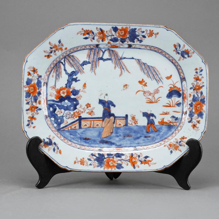 STEKFAT, porslin, Kina, 1700-tal.