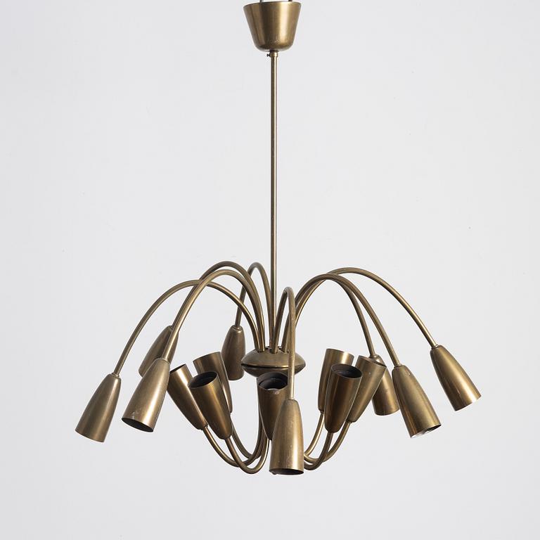 Harald Notini eller Uno Westerberg, a ceiling lamp model "12105", Arvid Böhlmarks Lampfabrik, Stockholm, 1950's.