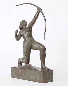 Olof Ahlberg, Diana med pilbåge.