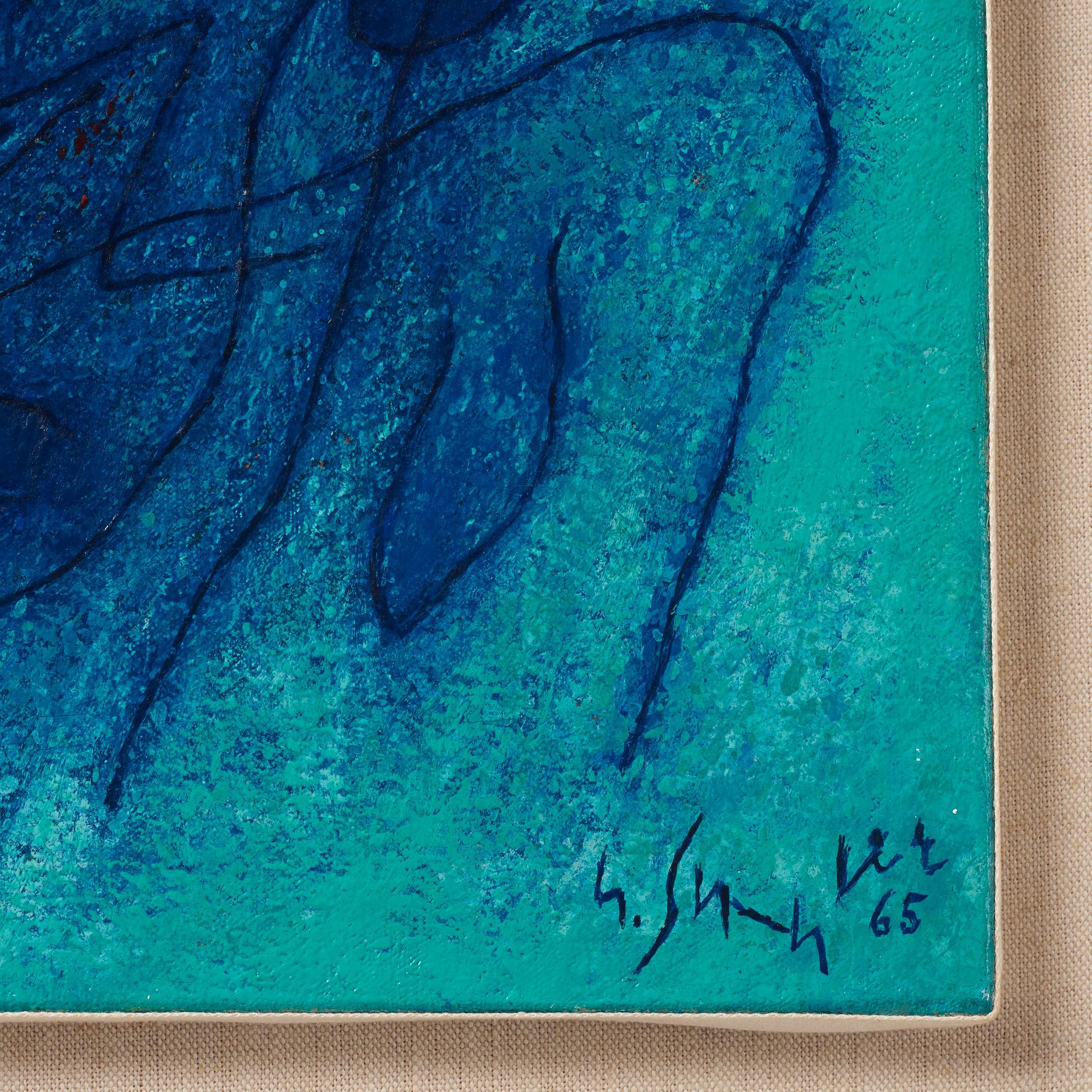 Gustave Singier, "Baigneuse-algue".