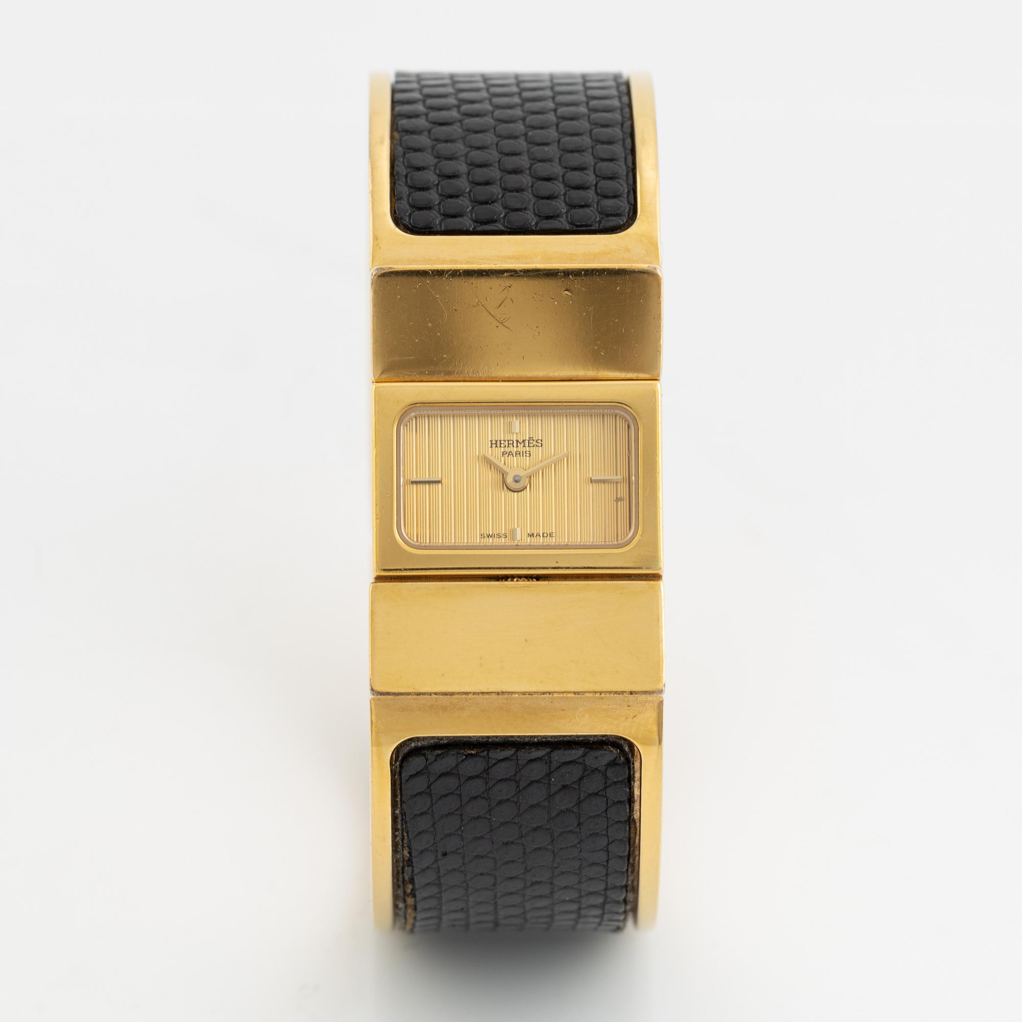 Hermès, 'Loquet', wristwatch, 19 mm.