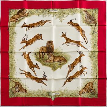 HERMÈS, scarf, "Kenya".