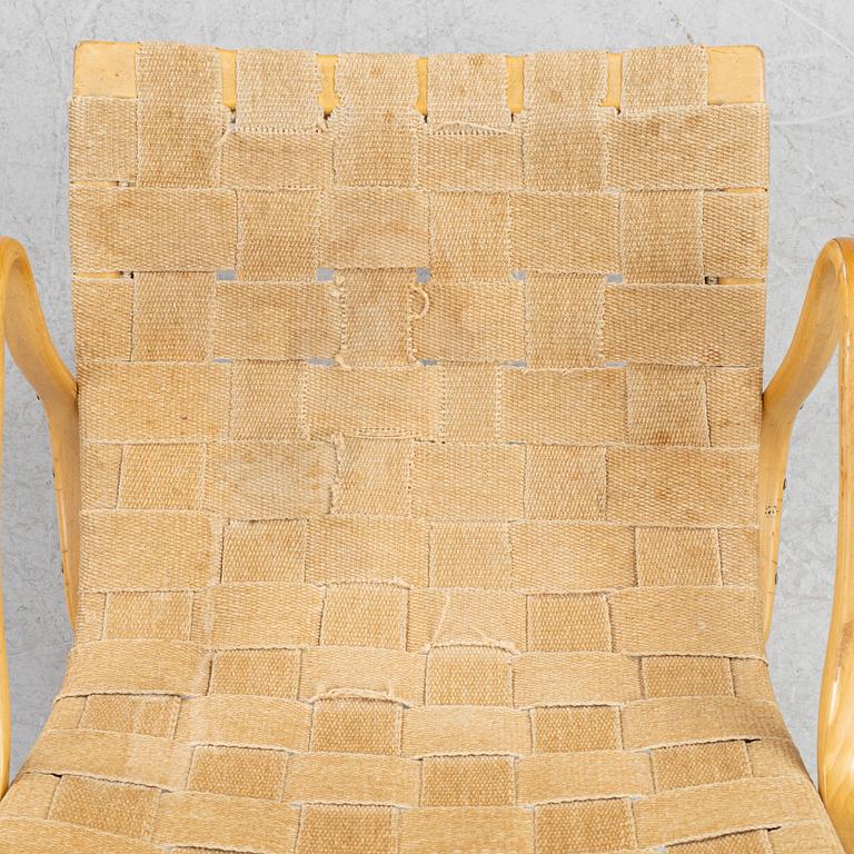 Bruno Mathsson, an 'Eva' easy chair for Karl Mathsson, second part of the 20th Century.