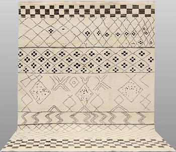 A Moroccan carpet, 295 x 201 cm.