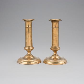 LJUSSTAKAR, ett par, 1800-talets mitt.