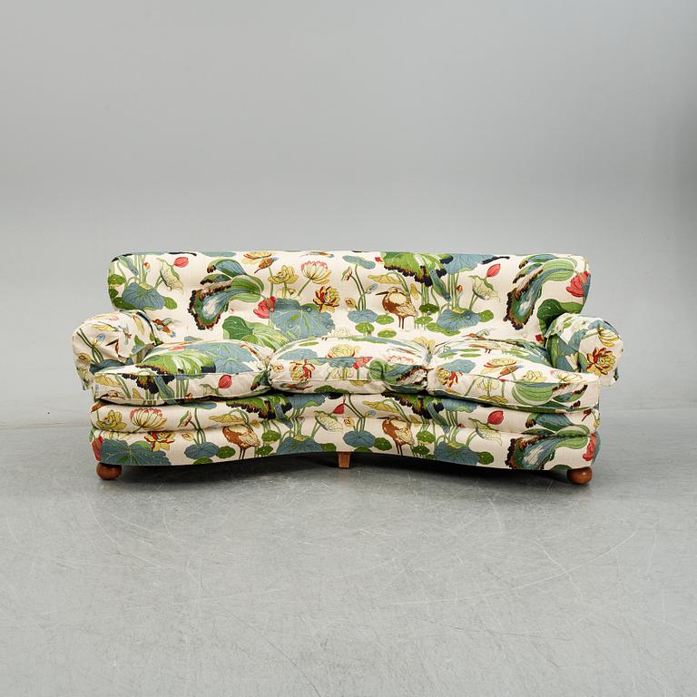 A model 968 sofa by Josef Frank for Firma Svenskt Tenn.