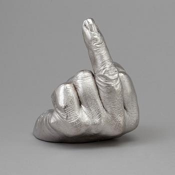 AI WEIWEI, sculpture "Artist's Hand", edition of 1000 from 2017, signed.
