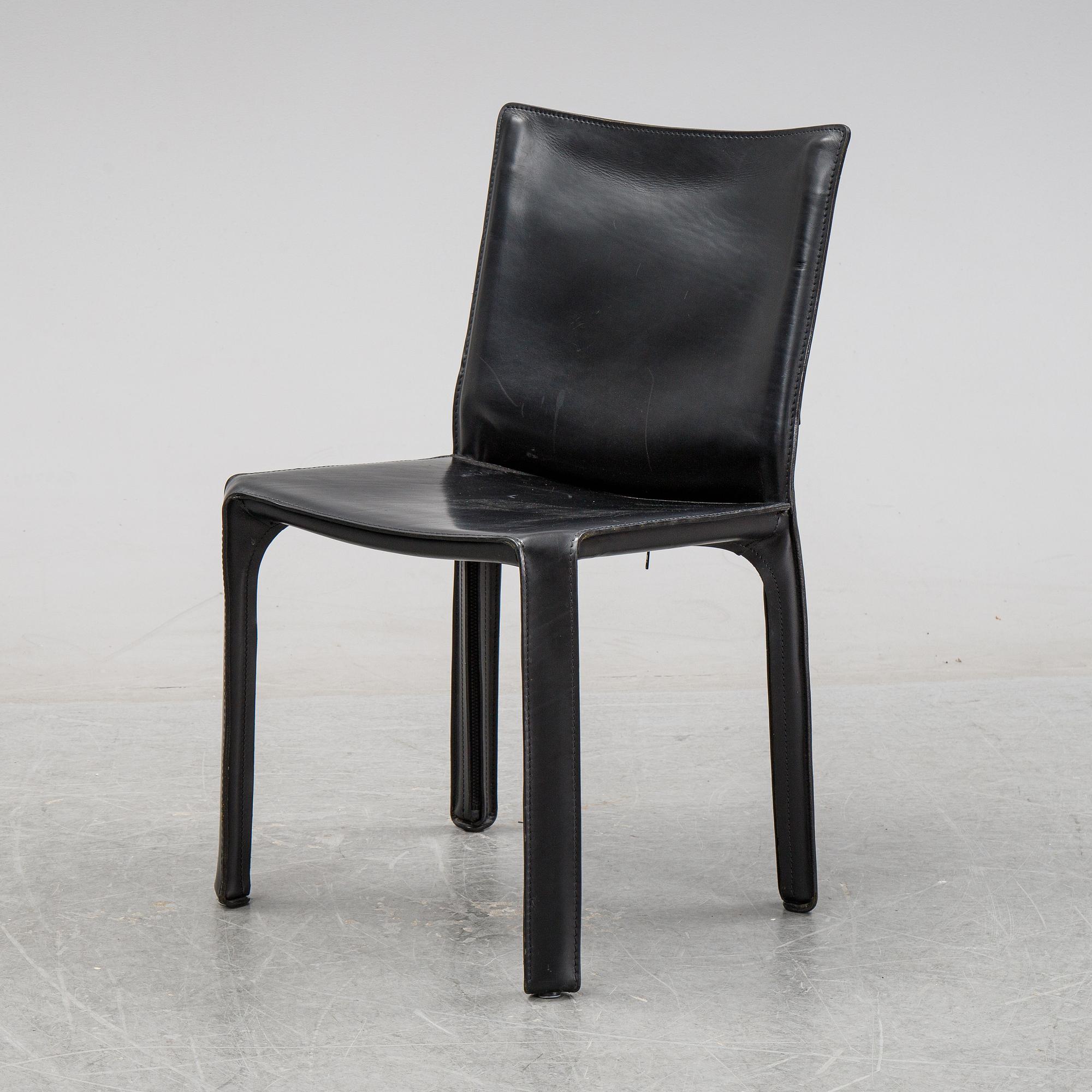Mario Bellini, a "412 Cab" chair for Cassina, Italy, 21st Century.