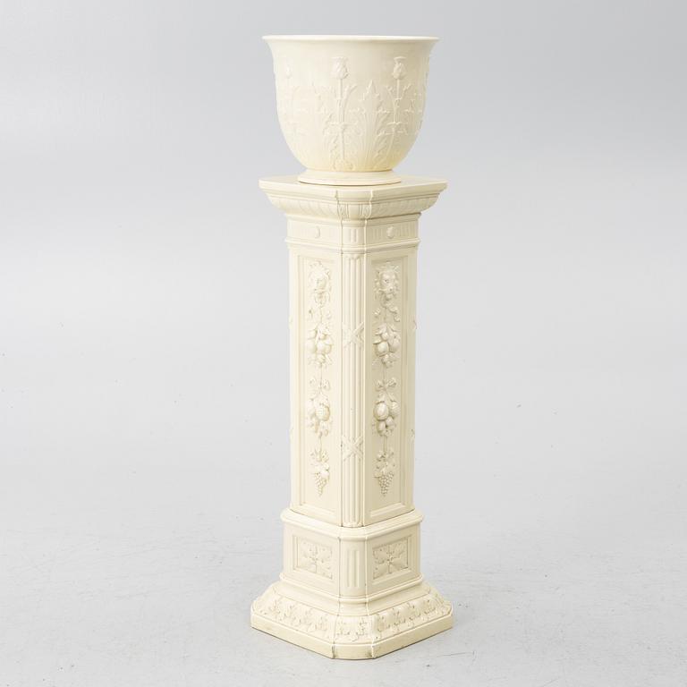 Gustavsberg, Pedestal with outer liner, 1897–98.