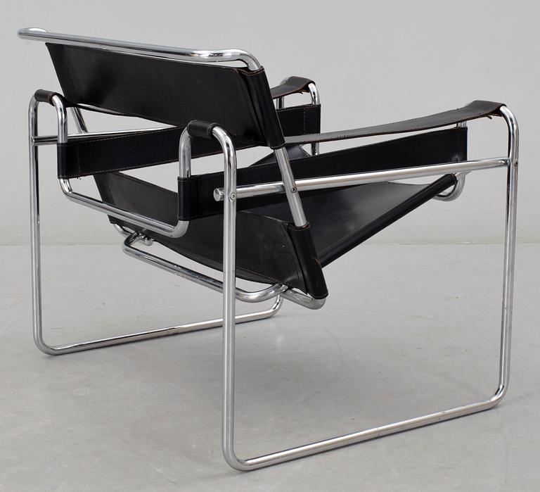 FÅTÖLJ. "Wassilys", Marcel Breuer. 1970-tal.