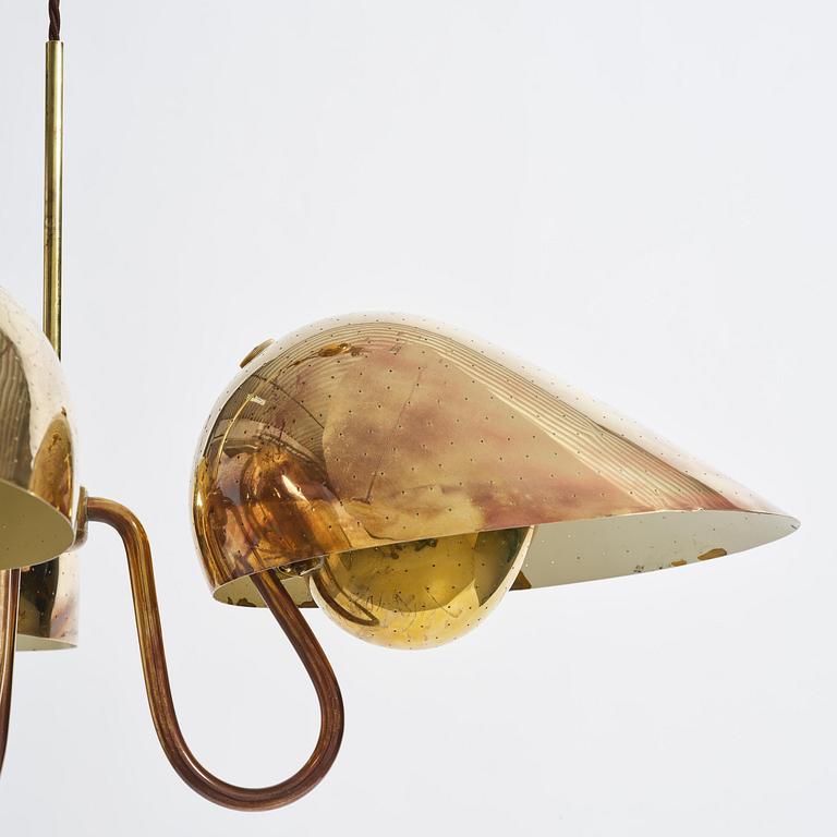 Carl-Axel Acking, taklampa, modell "958", Bröderna Malmströms Metallvarufabrik, Malmö, 1940-tal.