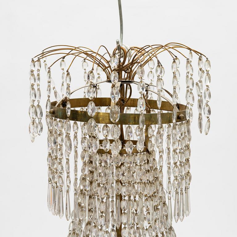 An Empire chandelier, 19th century.