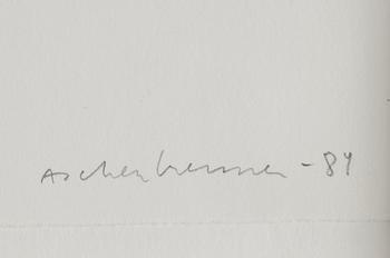LENNART ASCHENBRENNER, blandteknik, signerad och daterad -84, numrerad 73/200.