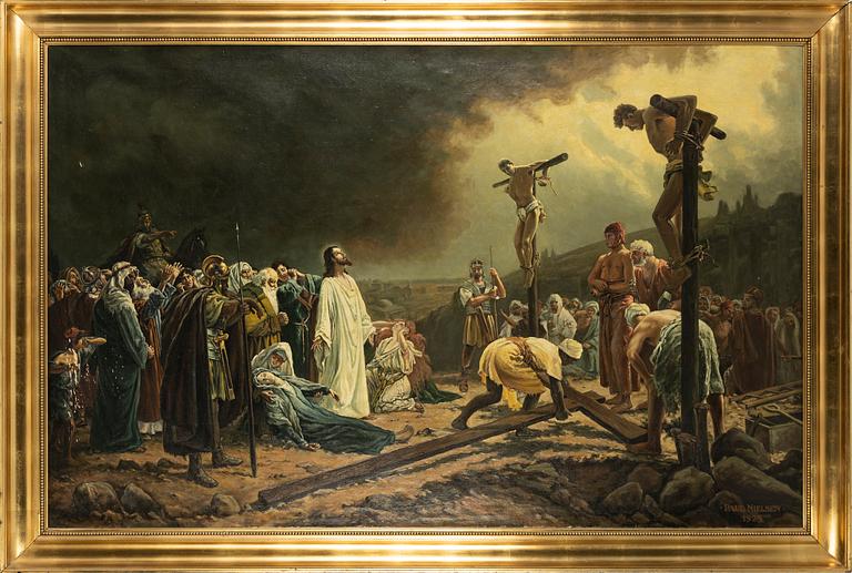 Paul Nielsen, oil on canvas, signed and dated 1925.