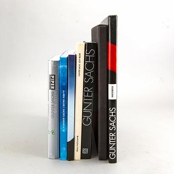 FOTOBÖCKER, 7 st, Gunter Sachs och en Alexander Sachs, 5 st med signering och dedikation.