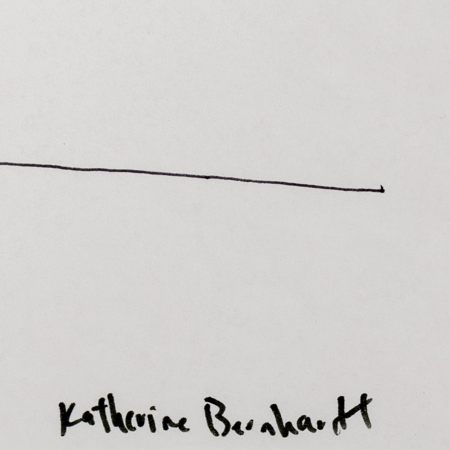 KATHERINE BERNHARDT, Signerad Katherine Bernhardt. Tuschpenna på papper.
