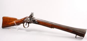 BLUNDERBUS, flintlås, engelskt lås märkt 1749,